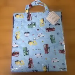 キルティング 2way バッグ 車両柄 約W33cm×H39cm