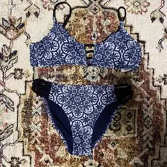 水着 ビキニ ペイズリー