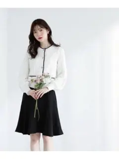 プロポーションボディドレッシング　ハイウエストミニスカート　膝丈スカート　フレア