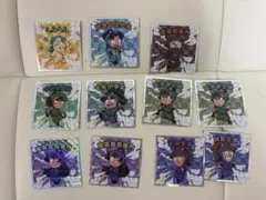 サ*ラ様 忍たま乱太郎マンチョコ　シール　まとめ売り　11枚