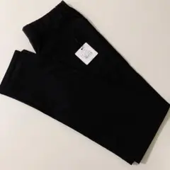 GUNZE トゥシェ 黒 スキニー アンクル丈