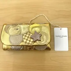 【新品未使用】ツモリチサトキャリー 猫モチーフ キーケース 箱付き ゴールドのサムネイル