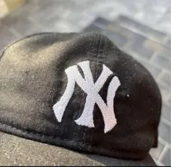 newera mondaysuck 感 ロゴ チェーンステッチ black