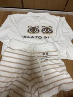 ジェラートピケ どうぶつの森 パジャマ ルームツェア