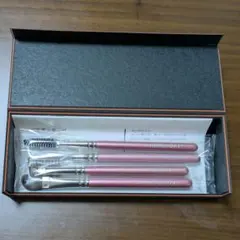 熊野筆 喜筆 メイクブラシセット 【赤軸5本セット限定・プレゼント