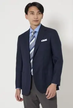 新品未使用green label lelaxing ネイビーテーラードジャケット