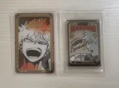 ヒロアカ展 爆轟 パブミラー風アクリルステッカー 箔押しクリアカード