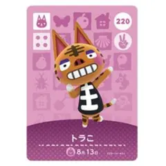 どうぶつの森amiiboカード トラこ