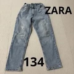 ZARA ダメージ加工 ジーンズ サイズ9 (134cm)