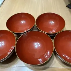 【新品未使用】希少！浄法寺塗 漆器 椀 2種15客セット+おまけ付朱塗り 黒塗り 新品未使用】希少！浄法寺塗 漆器 椀 2種15客セット+おまけ付朱塗り 黒