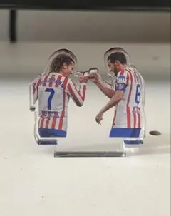 アトレティコ　アクリルブロック　(グリーズマン&コケ)