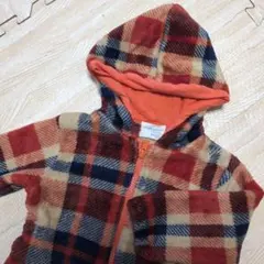 Hakka Baby チェック柄ロンパース 95cm未満