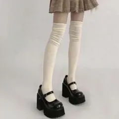 切り替えニーハイソックス