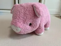 （新品　タグ付き）しあわせをよぶ　幸福のぶた　ぬいぐるみ　ピンクのサムネイル