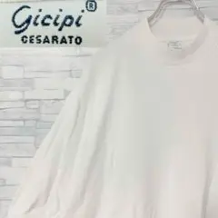 イタリア製 Gicipi CESARATO ジチピ 半袖ニット モックネック