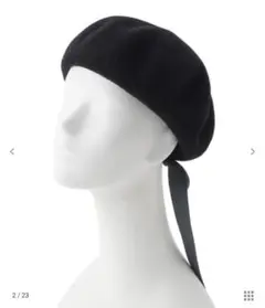 PAUL&JOE ACCESSOIRES バックリボン ベレー帽