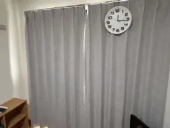 グレー ドレープカーテン