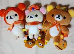 리락쿠마 , 코리락쿠마 のハロウィンぬいぐるみ３種、シュシュ２種