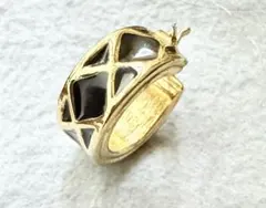 Givenchy （希少）ゴールド ブラック ピアス(片耳)