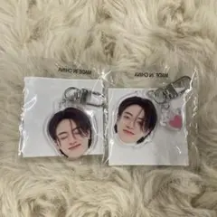 treasure ハルト 顔アクキー 2点セット 喜楽