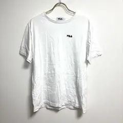 ✨綿100％✨ フィラ【M】Tシャツ ワンポイント ロゴ 白 スポーティー ラフ