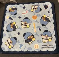 サンリオ　タイトーくじ　侍ジャパン　E賞　ハンドタオル　タキシードサム