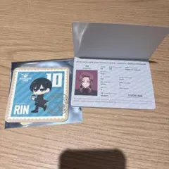 ブルーロックカフェ　パスポート　コースター　糸師冴　糸師凛