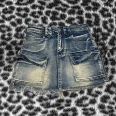 デニムミニスカート S