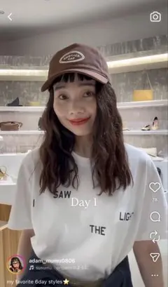 期間限定価格！【TANGTANG(タンタン)】アダムエロペ Tシャツ 白 美品のサムネイル