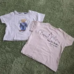 PoloベアとスケートボードTシャツ2枚セット