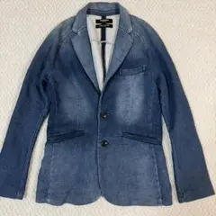 1PIU1UGUALE3 ナノユニバース デニム テーラードジャケット L