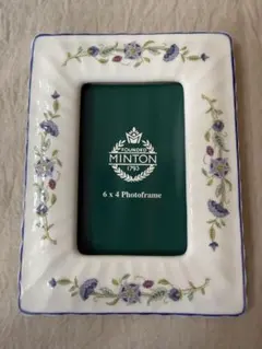 MINTON 花柄陶器　フォトフレーム 6 x 4インチ　難あり