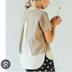 新品タグ付きペアマノンプレミアムコットンワッフルTシャツバックスリットトップス