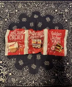 マクドナルド フードストラップ　3点セット新品未開封