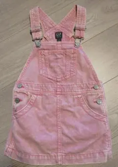 GAP デニム ジャンバースカート 3歳 ピンク