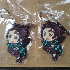 鬼滅の刃炭治郎 アクリルストラップ 約6cm 2個セット