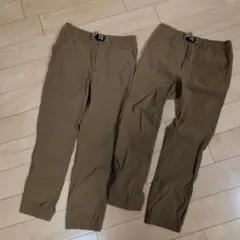 GAPキッズ　ブラウン アウトドアパンツ　2枚セット140