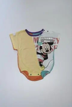 【タグ付き新品】 ミッキー・ドナルド 半袖ロンパース 80size