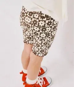 p.premier イロチ買いしたい総柄メロウハーフレギンスパンツ90プルミエ