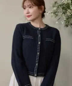 トップス Herlipto Crillon Boucle Cardigan Herlipto Crillon Boucle Cardigan - メルカリ