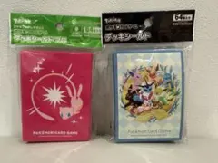 ポケモンカード デッキシールド 2種セット(ミュウ、イーブイズ)のサムネイル