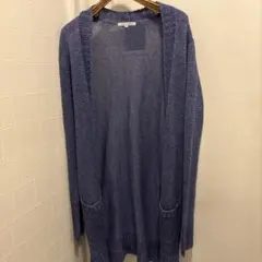 TRANS WORK 長袖カーディガン 38 麻98％のサムネイル