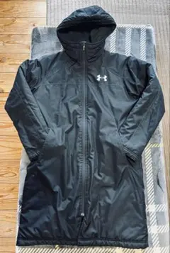 アンダーアーマー ベンチコート ジュニア フード付き ブラック 160