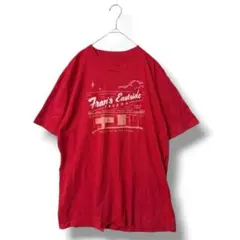 USA古着 ビッグサイズ 赤Tシャツ XL オーバーサイズ 半袖 古着
