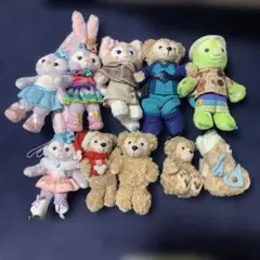 TDSダッフィー &フレンズ　ぬいぐるみバッジセット