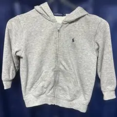 Ralph Lauren グレー フルジップパーカー 100