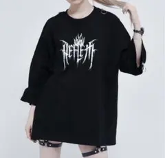 REFLEM レフレム ショルダーZIPカットソー デザインTシャツのサムネイル