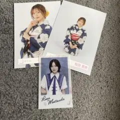 松田里奈 浴衣 生写真　櫻坂46 2025 ステッカー