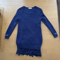 Apuweiser-richeネイビーニットワンピース お値下げ中！☺︎