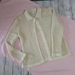 green label relaxing　 アイボリー カーディガン